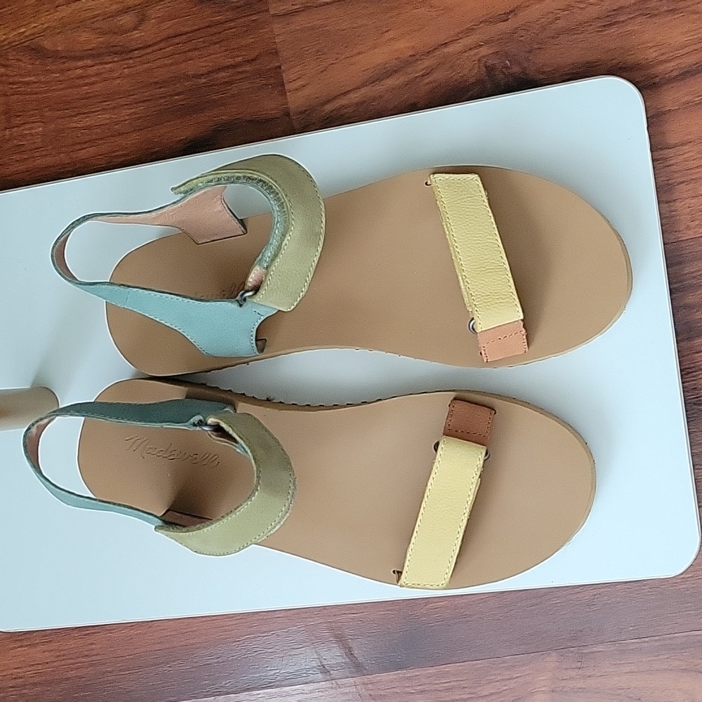 Madewell The Maggie Leather Platform Sandal Size 9